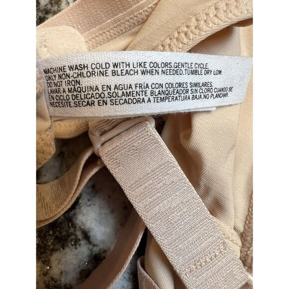 Steve Madden Women's Triangle X-Back Lounge Bra SM12151 Rose Dust Size XL NWT - Picture 8 of 8